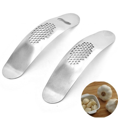 Amazon Hot Item Plastic Handle Stainless Steel Peeling Tool Garlic Presser