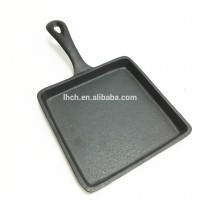 Cast iron mini square fry pan