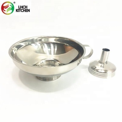 kitchen 2 use Stainless Steel Wide-Mouth Funnel with Handle for Wide Jars Canning Jars Bottle